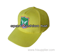 100% cotton five panel kids baseball cap with silk screen printing logo