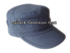 Custom high quality flat top fashion cotton army military cap