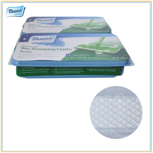 Fresh scented floor cleaning sweeping pad sweeper refills