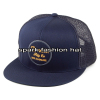 Custom fashion flat brim trucker mesh snapback hat