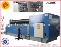 W11 series 20mm Mechanical 3-roller metal sheet bending machine