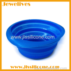 Silicone foldable pets bowl hot selling