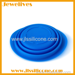 Silicone collapsible bowl for pets