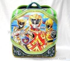 Armor warrior cartoon children school bag