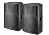 Multi - Functional Black Dual Speaker Boxes , 60hz-18khz Professional Audio Speakers