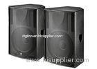 Multi - Functional Black Dual Speaker Boxes , 60hz-18khz Professional Audio Speakers