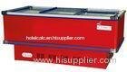Red 600L Energy Efficient Stainless Steel Deep Chest Freezer for Supermarket