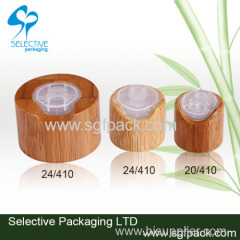 Outer bamboo cap disc top