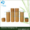 natural package bamboo lip balm case cosmetic container empty bamboo lip balm container