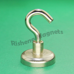 Strong Neodymium Magnet Hooks For Sale D25mm NdFeb Custom Magnets Cup Hooks