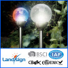 solar glass ball light for pathway