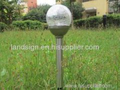 solar glass ball light