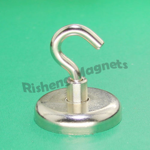 Permanent Neodymium Magnetic Hooks N35 D42mm Magnetic Curtain Hook