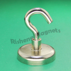 Big Size Neodymium Magnetic Hooks D48mm Strong Permanent Mounting Magnets