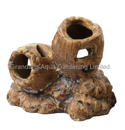 Multi-fumction ceramic pipe set/Ceramic breeding cave/ceramic ornament/aquarium decoration/ pet product/