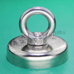 D60mm M8 countersunk ring magnet rare earth permanent