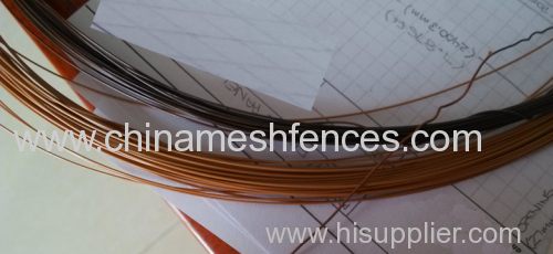 Coffee Colour Plastic-coating Wire