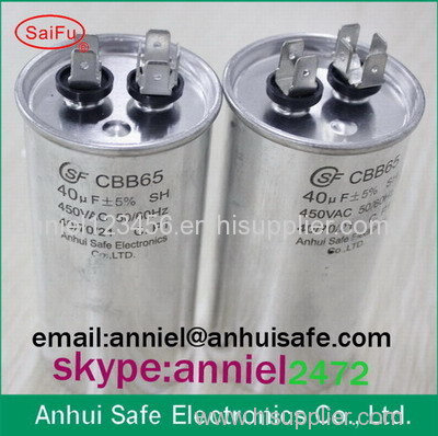 CBB65 high quality 3uf 15uf 24uf 35uf 45uf 65uf 450V