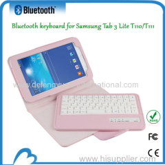 Bluetooth keyboard case for Samsung Tab 3 Lite T110/T111