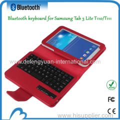 Bluetooth keyboard case for Samsung Tab 3 Lite T110/T111