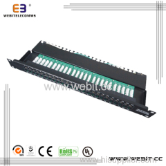 50 ports Data&voice patch panel