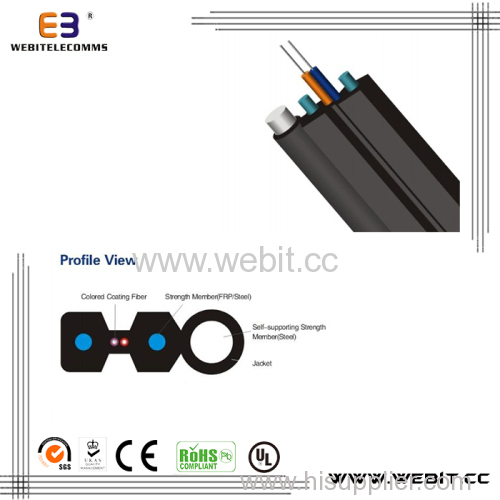 Self-supporting bow type drop cable(LC-B04)