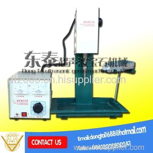 Ultrasonic manual gem drilling machine
