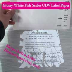 Security Holographic Destructible Vinyl Eggshell Sticker Paper