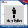 ABS BrailleTactile Signs , Aging Resistance Female / Male Toilet Sign