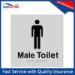 ABS BrailleTactile Signs , Aging Resistance Female / Male Toilet Sign
