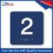 Eco - friendly Non - Toxic Rigid Plastic Signs For Braille , Braille Tactile Signs