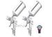 HVLP spray gun kit painting air tools 50 - 70PSI , 1000ml Aluminum Cup