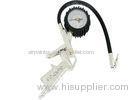 Zinc Alloy Tire Inflator Gun for vehicles tires , digital car tyre pressure gauge