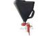 Black Gravity Feed Air Hopper Gun 3 Nozzles sheetrock texture sprayer