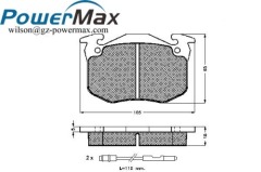 Automotive Spare Parts / Brake Pad / PEUGEOT