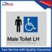 Weather Resistance Braille Tactile Signs For Australia , USA , Europe