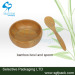 Bamboo bowl and spoon for mask