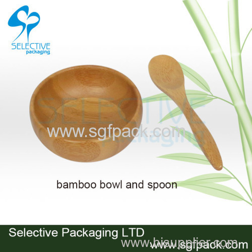 cosmetic makeup tools wooden or bamboo spoons spatula and bamboo bowl for mask