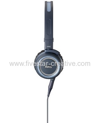 AKG K 452 High Performance On-Ear Headset with One Button In-Line Mic and Controls