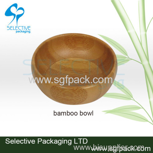 Bamboo Bowl for mask with bamboo spatula cosmetic tool