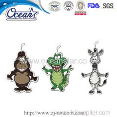 Zoo Animal hanging car paper air freshener promotion company