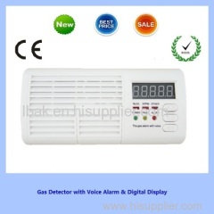 Gas Detector with Voice Alarm & Digital Display