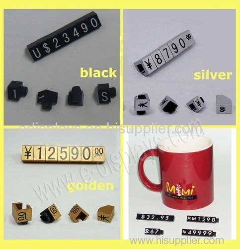 Jewelry Plastic Price Cubes