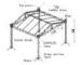 450x450mm aluminum truss system, aluminum spigot truss for outdoor show