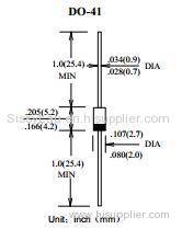 1A Schottky Barrier Rectifier 1N5817-1N5819