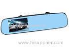 High Definition 1080p Rear View Mirror DVR , 4.3 Inch TFT LCD Rotatable Car DVR