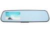 4.3 Inch 5MP Blue Rear View Mirror DVR , Night Vision 1080P Car Camcorder