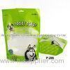 Bottom Gusset Pet Food Pouch With Clear Window And Zipper For Packaging