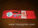 Eco Red Heat Seal Food Pouch Packaging Logo Printed OPP + CPP