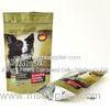 Stand Up Pet Food Pouch Customized With Side Bottom Gusset